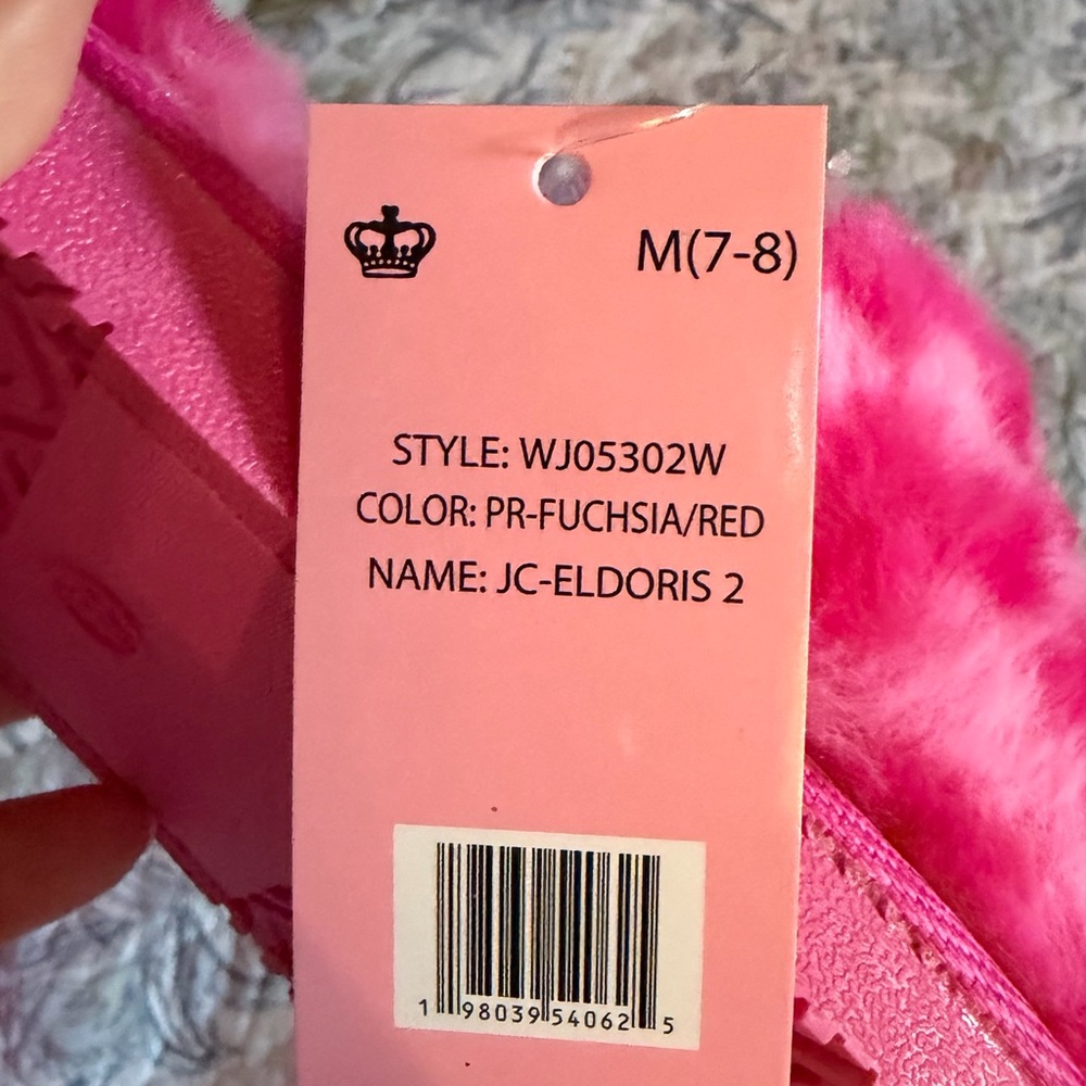 Juicy Couture Fuchsia Red Slippers - Picture 3 of 5